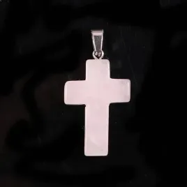 wisiorek-zawieszka-krzyz-kamien-kwarc-rozowy
