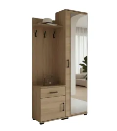 dab-sonoma-garderoba-90cm-przedpokoj-lustro-wieszaki-szafka-na-buty-eris