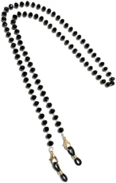 damski-lancuszek-do-okularow-czarny-zloty-ozdobny