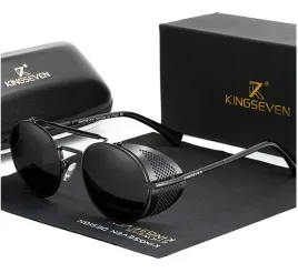 okulary-przeciwsloneczne-kingseven-steampunk-lenonki-okragle-czarne-black