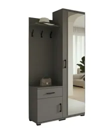 antracyt-garderoba-90cm-przedpokoj-lustro-wieszaki-szafka-na-buty-eryk