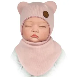 komplet-niemowlecy-czapka-apaszka-prazek-44-46