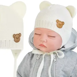 czapka-czapeczka-niemowleca-dla-niemowlaka-z-uszami-wiosna-jesien-38-40