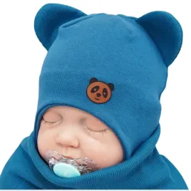 morski-komplet-pandusia-czapka-komin-r-36-38-wiazany-bawelna-prazki