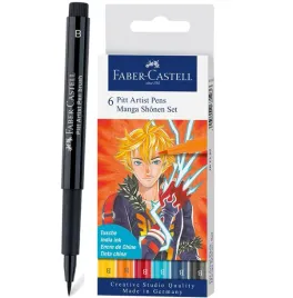 pisaki-artystyczne-manga-shonen-6-kolorow-faber-castell