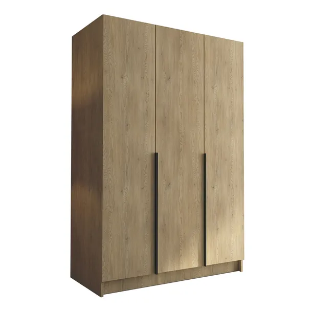 Szafa CALIA I 150cm - duża i praktyczna garderoba - CREMONA+CZARNY