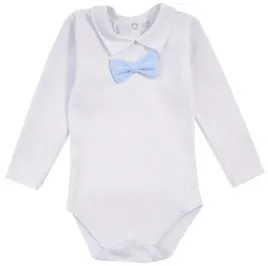 body-biel-kolnierz-muszka-blekitna-74-l02a