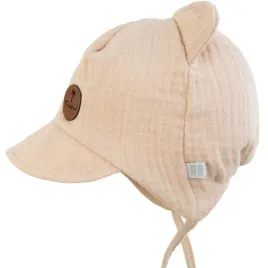 czapka-z-muslinu-letnia-z-daszkiem-bezowa-48-50