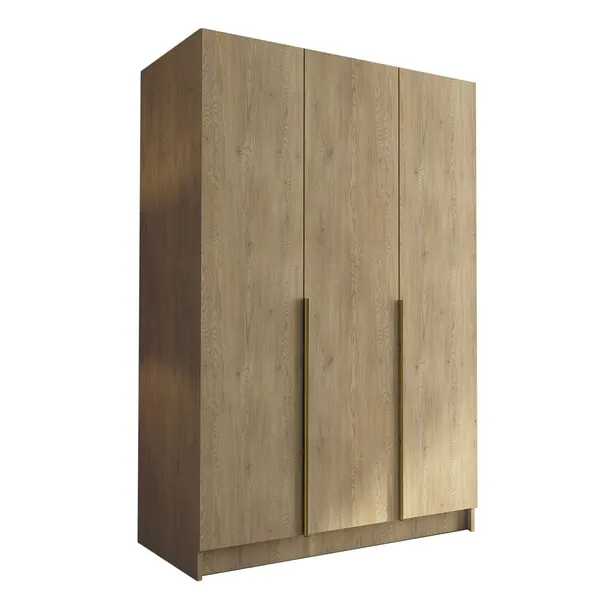 Szafa CALIA I 150cm - duża i praktyczna garderoba - CREMONA+ZŁOTY