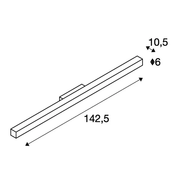 q-line-led-scienna-czarna-3000k