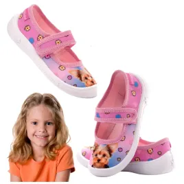buciki-dzieciece-viggami-pola-baleriny-kapcie-z-pieskiem-buty-dzieciece-r27