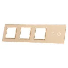 panel-zloty-na-potrojne-miejsce-na-gniazdo-modul-702ggg-63-livolo