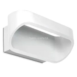 lampa-scienna-kinkiet-oval-kol-bialy-05-0070-14-14-leds-c4