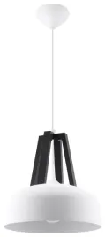 lampa-wiszaca-casco-biala-czarna-sl-0387-sollux