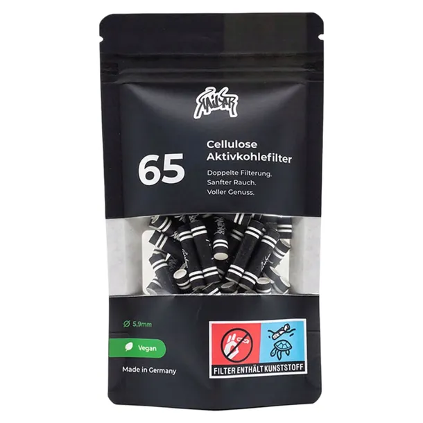 FILTRY WĘGLOWE Z WĘGLEM AKTYWNYM KAILAR ACTIVE BLACK 5,9mm 65 SZTUK