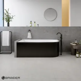 restia-wanna-wolnostojaca-narozna-restia-lewa-140-cm-czarno-biala-akryl