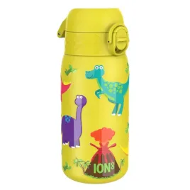 bidon-metalowy-dla-dzieci-ion8-dinozaury-dino-zolty-400-ml