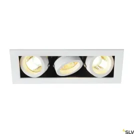 kadux-3-lampa-wpuszczana-trzypunktowa-qpar51-prostokatna-biala-matowa