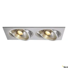 new-tria-2-lampa-wpuszczana-dwupunktowa-qpar111-prostokatna-szczotkowa