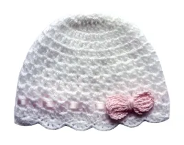 czapka-szydelkowa-chrzest-prezent-roczek-44-46cm