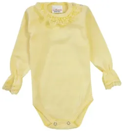 body-dziewczynka-elegant-koronka-zolte-62-l02h