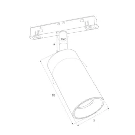 maxlight-m0009d-reflektor-magnetyczny-system-dali-12w-664lm-3000k