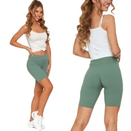 moraj-prazkowane-legginsy-kolarki-z-wysokim-stanem-850-013-zielony-l-xl