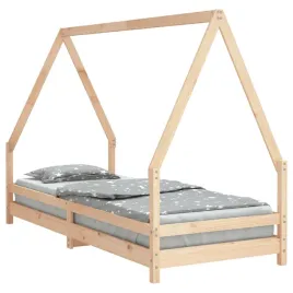 drewniane-lozko-dzieciece-domek-lite-drewno-sosnowe-2055x955x1395