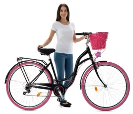 Zdjęcie produktu Rower damski miejski DALLAS 26 28 biegi damka