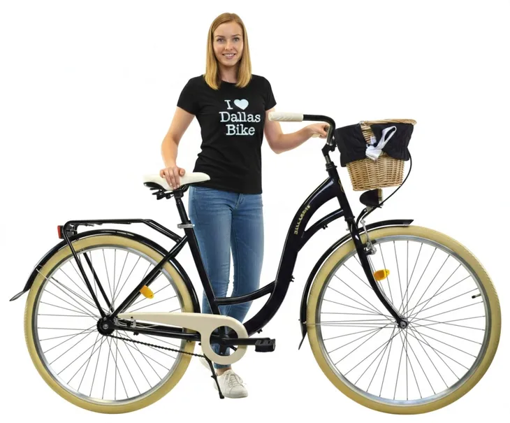 Dallas Bike 28″ – Rower miejski uniseks, rama 18″, kosz i GRATIS wyściółka