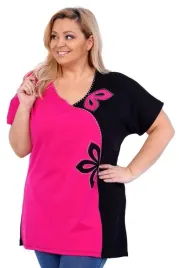 tunika-damska-2xl-z-kwiatem-i-cyrkoniami