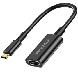adapter-awei-cl-217t-usb-c-hdmi-4k-30hz-czarny-black
