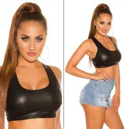 am232-czarny-top-jak-skora-krotki-uni