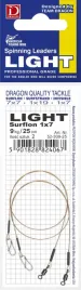 przypon-dragon-1x7-surflon-9kg-light-25cm-2szt