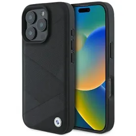 etui-bmw-bmhcp16l23rcgpk-apple-iphone-16-pro-hardcase-sign-leather-crossing