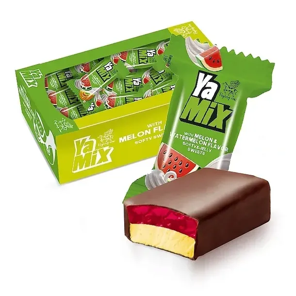 AIM Foods Pianka o smaku melonowym i galaretką o smaku arbuzowym 1 kg