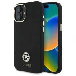 etui-guess-guhcp16sm4dgpk-apple-iphone-16-hardcase-silicone-logo-strass-4g