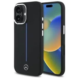 etui-mercedes-mehmp16s23sumbk-apple-iphone-16-hardcase-silicone-blue-stripe
