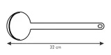chochla-space-line-tescoma-32cm-stan-nowy