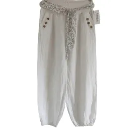 40-42-puro-lino-spodnie-made-in-italy-wloskie-biel-guziki-len-lniane