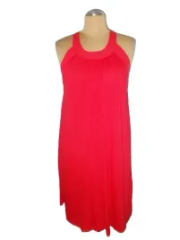 troll-czerwona-t-shirtowa-luzna-sukienka-36-38