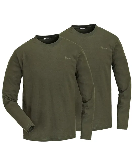 T-SHIRT PINEWOOD 2-PAK 7447 - Zielony -L