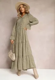 renee-zielona-sukienka-damska-l-rozkloszowane