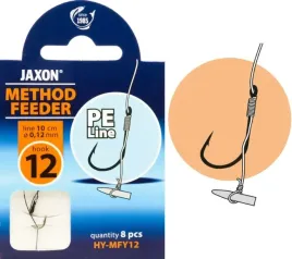 haki-z-przyponem-z-plecionki-wlos-jaxon-method-feeder-0-12mm-12-8szt