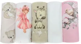 pielucha-pieluszka-flanelowa-5-pak-zestaw-5-sztuk-kolorowe-grube-z-flaneli