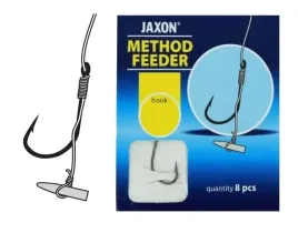 haki-z-przyponem-z-plecionki-wlos-jaxon-method-feeder-0-12mm-10-8szt