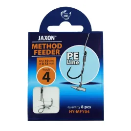 haki-z-przyponem-z-plecionki-wlos-jaxon-method-feeder-0-12mm-4-8szt