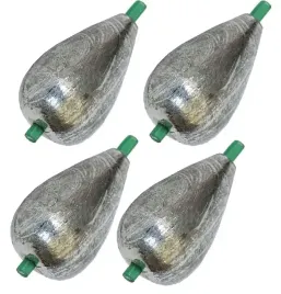 ciezarek-wedkarski-lezka-jaxon-70g-przelotowy-na-ryby-z-igielitem-4-szt