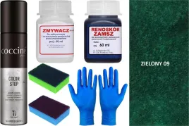 zielona-farba-renoskor-zestaw-do-malowania-zamszu-nubuku-lakier-zmywacz