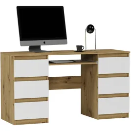 biurko-komputerowe-artisan-mix-n-32-mebel-z-6-szufladami-o-szerokosci-135-cm